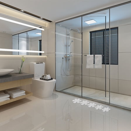 KAKOWELY 2Sets Bathtub Sticker Waterproof PEVA For Elderly And Family Bath Safety