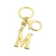 thumbnail image 2 of 1 llavero de metal con letras doradas de la A a la Z, ideal como regalo de Navidad, para decorar el hogar otoñal o para decorar la habitación., 2 of 6