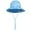 Z01-Blue2, variant on Toddler Girls Long Sleeve Sun Swimsuit Full Body Rash Guard With Matching Hat For Water Activities Ages 1-7