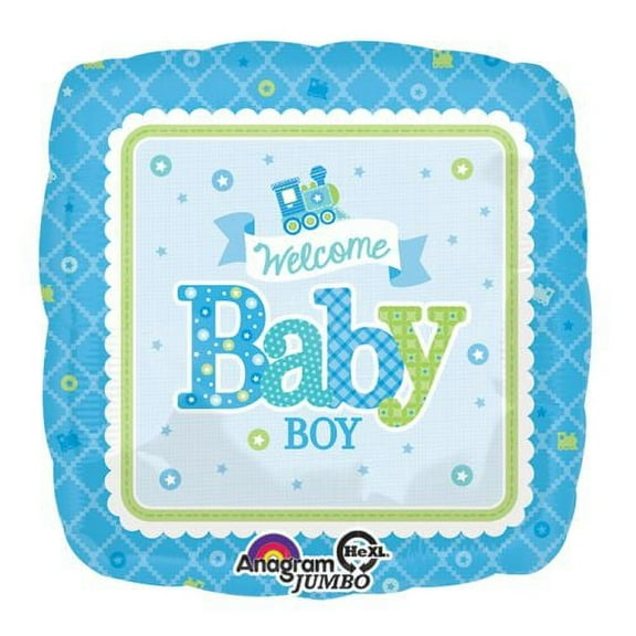Burton & Burton 28" Welcome Baby Boy Balloon