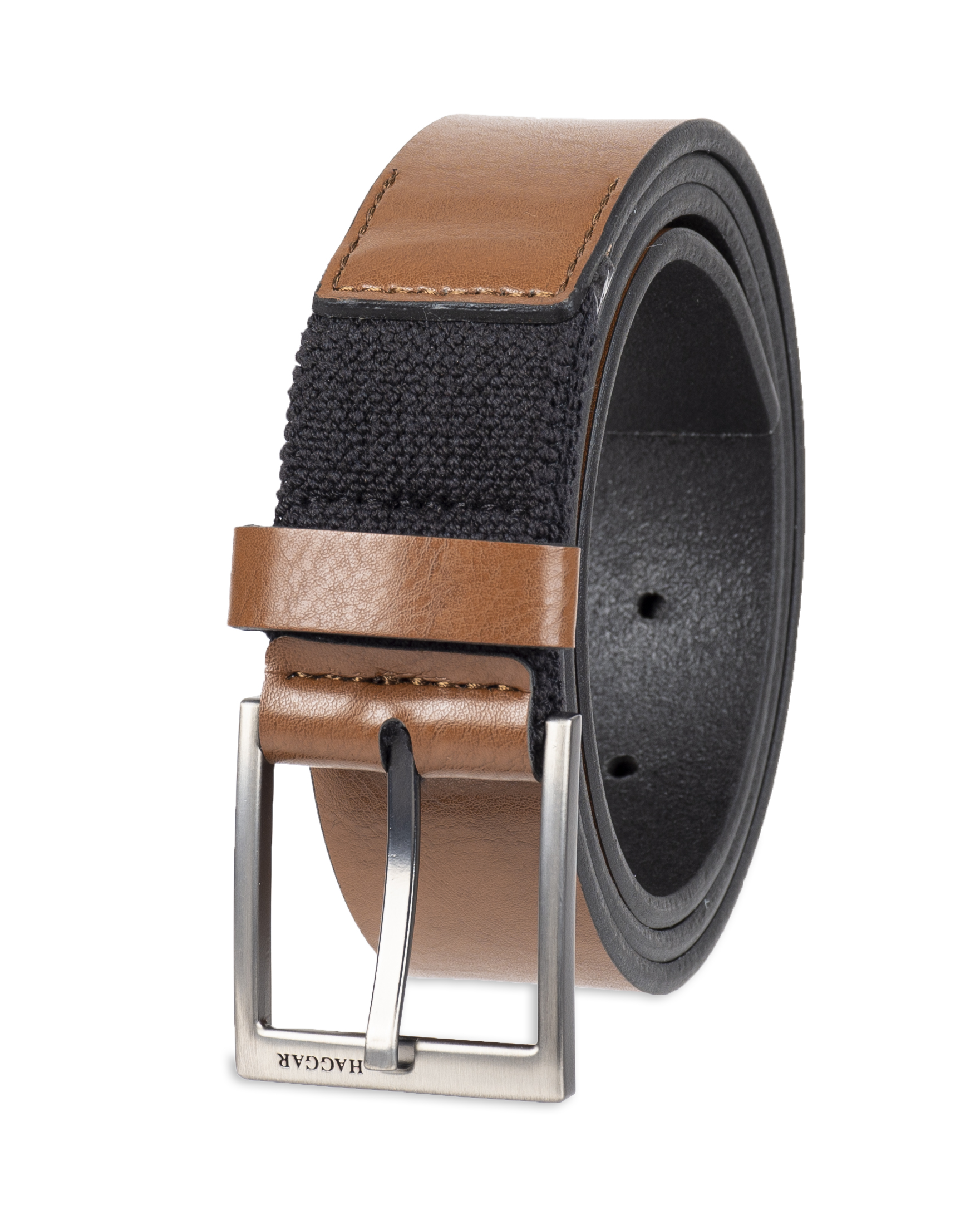 Haggar Men's Stretch Tab Casual Belt