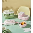 thumbnail image 2 of Lunch box，bento box for boys，green Lunch Containers for kids, 2 of 5
