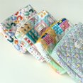 thumbnail image 2 of Bolsa de almacenamiento floral, bolsa de cosméticos de gran capacidad, bolsa de forro, almacenamiento portátil, organizador para estudiantes, lavado, tela de algodón acolchada, 2 of 5