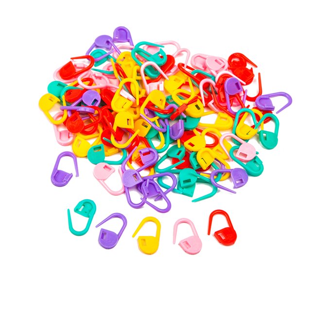 Miangastore Crochet Supplies Tools Plastic Clip Pin 120Pcs 6.3In X 2.8In X 1.6In