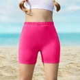 thumbnail image 2 of ShomPort Girls Bike Shorts Stretch Elastic Waist Athletic Casual Yoga Dance Shorts Kids Workout Leggings, 5-14 Years, 2 of 9