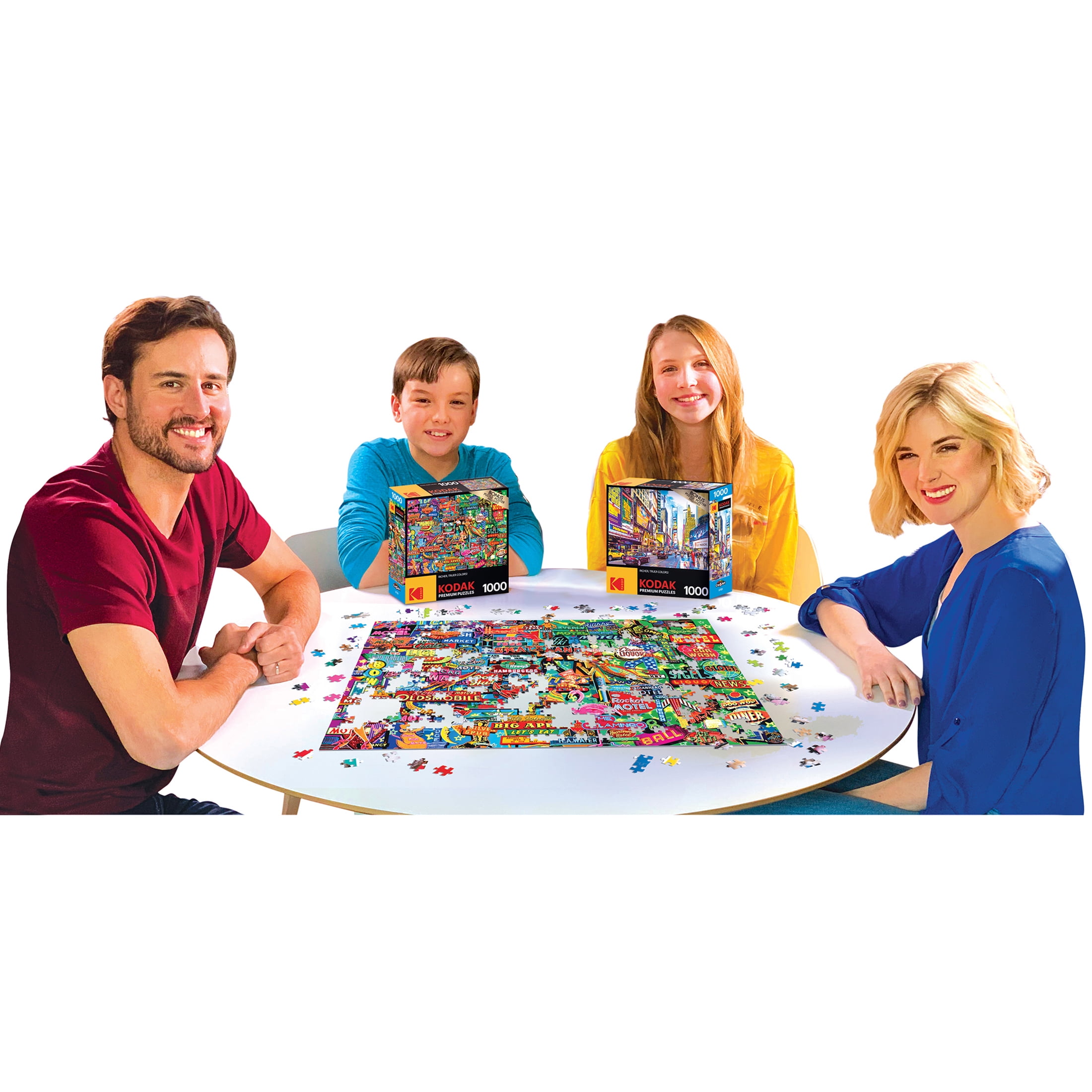 Cra-Z-Art Kodak 1000-Piece Neon Retro Signs Adult Jigsaw Puzzle