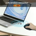 thumbnail image 2 of Leutsin 2.4G Wireless Vertical Ergonomic Optical Mouse Which Can Reduce Wrist Pain, 2 of 8
