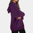 thumbnail image 3 of Lmnyox Oversized Hoodies for Women Long Sleeve Hooded Sweatshirts with Pocket Fall Loose Drawstring Pullover, 3 of 6