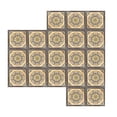 thumbnail image 1 of Ymiko 20PCS Tile Diagonal Sticker Self-Adhesive Waterproof Floor Stickers Decals for Living Room,Floor Decals,Tile Diagonal Sticker, 1 of 10