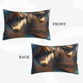 thumbnail image 2 of Naloa Playful Dolphins Underwater Pillowcase, Throw Pillowcase, Wrinkle-Free, Stain-Resistant with Hidden Zipper for Bedroom Sofa-14"x20", 2 of 6