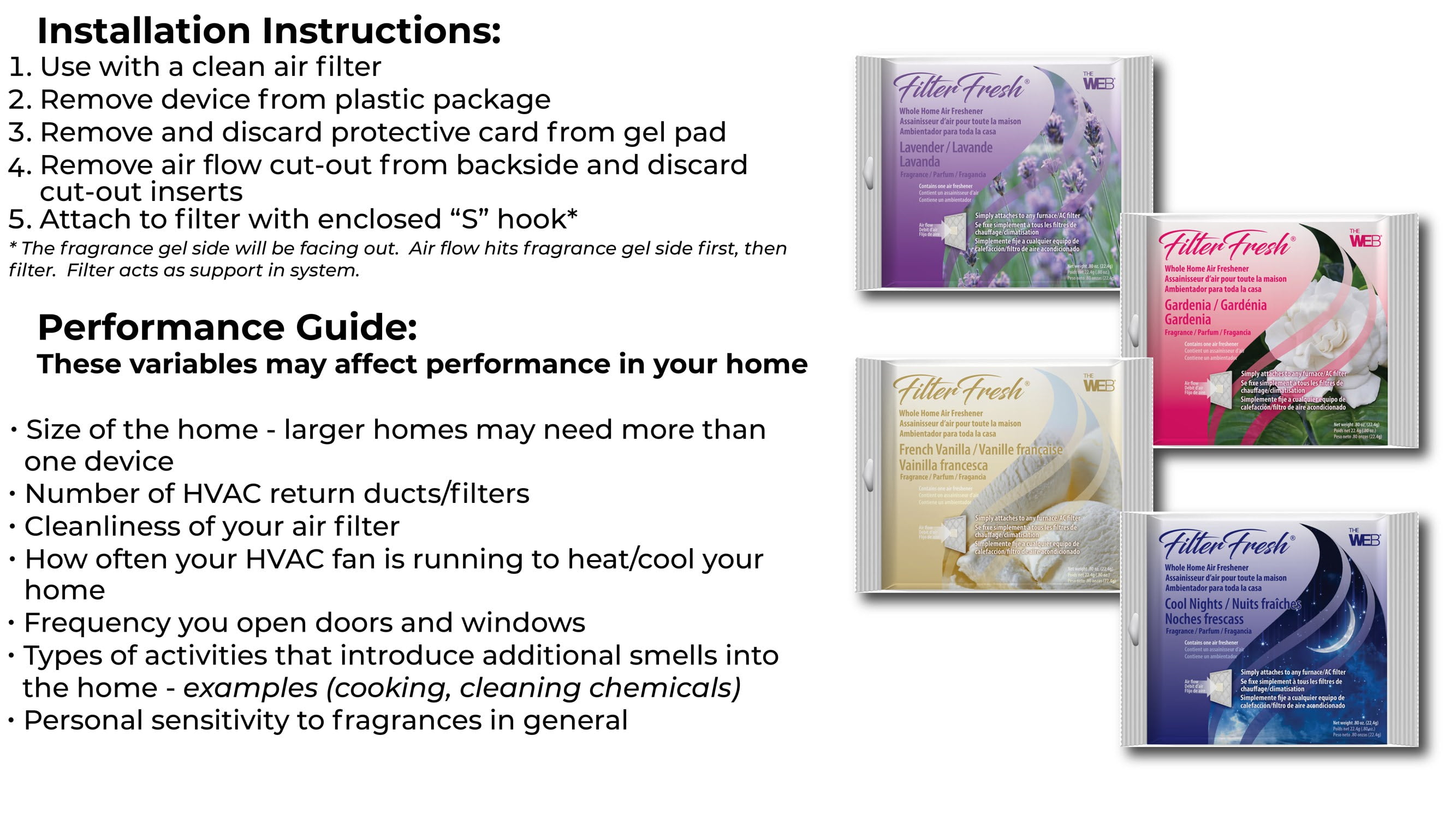 Buy The WEB FilterFresh Whole Home Vanilla Air Freshener. Filter scent