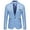 Sky Blue, variant on Siilsaa Men Suits Slim Fit Casual Mens Suit Jacket Suit Outfit Notch Lapel Men's Sport Coats & Blazers Pink,XL
