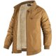 thumbnail image 3 of Ceisia Men's casual solid color zipper coat long sleeve outerwear Gift, 3 of 8