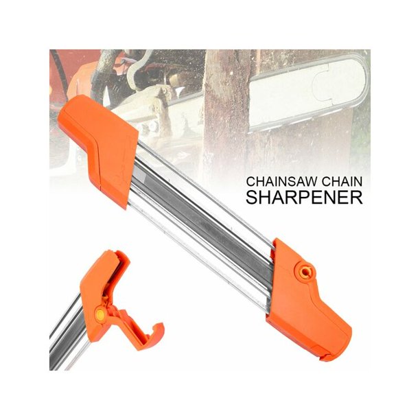 Afilador de cadena de motosierra 2 en 1 herramientas de amoladora de fácil afilado para STIHL, lima y medidor de profundidad en una herramienta ergonómica (naranja) 4,8mm Kuyhfg Sin marca