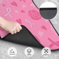 thumbnail image 3 of LAKIMCT Breast Cancer Car Mats, Neoprene Front Rear Floor Mats for Cars, Waterproof Anti-Slip Car Floor Mats Full Set, Universal(4 Pcs), 3 of 6