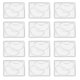 thumbnail image 1 of 12pcs Diy Under Eye Patches Molds Safe Healthy Natural Reusable Transparent Eye Mask Patch Tray Plate, 1 of 5