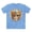 Carolina Blue, variant on Carnival Mask Graphic T-Shirt Unisex 100 Cotton With Antique Gold Art Design Tee 22