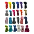 thumbnail image 1 of Velour Headwraps Assorted Colors Long Tail Pirate Hat Satin Velour Headwraps Windproof Single Layer Attractive Elasticity Comfortable Hair Bonnet Navy, 1 of 4