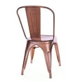 thumbnail image 5 of Design Lab MN LS-9000-COP Dreux Vintage Copper Dining Chair Set of 4, 5 of 7