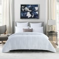 thumbnail image 2 of All Season Oversized King Comforter (128” x 120”), Oversized King Down Alternative Comforter, Duvet Insert, White Lightweight Comforter with 8 Corner Ties, Tug-of-War-Proof, 2 of 8