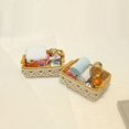 thumbnail image 4 of Accesorios para casa de muñecas, modelo creativo en miniatura de bricolaje, juguete, canasta de baño simple, 4 of 4