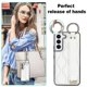 thumbnail image 5 of Funda de PU con anillo de cobertura total antideslizante para Samsung Galaxy S22 con pulsera, 5 of 5