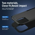thumbnail image 7 of Feishell Case Fit for iPhone 11 Pro 5.8 inch,Military Grade Shockproof Protection Hybrid Armor Double Layer Hard PC + Soft TPU Drop Resistant Anti-Fingerprint Phone Cover,Black, 7 of 7