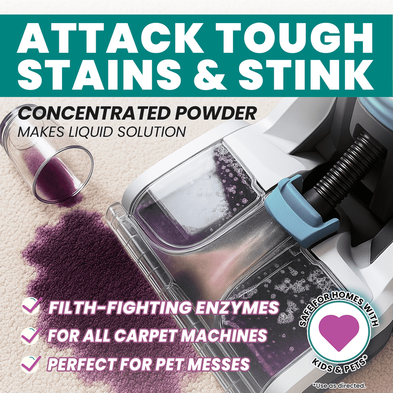 Concentrated Carpet Cleaner Powder, 15 Oz photo 2