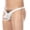 White, variant on Men's Gregg Homme 122804 Nude 8 Way Hyperstretch Thong (Purple XL)