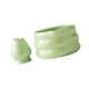 thumbnail image 2 of Cuenco japonés de cerámica para matcha, soporte para batidor de matcha para té verde y polvo de matcha. Verde brillante, 2 of 9