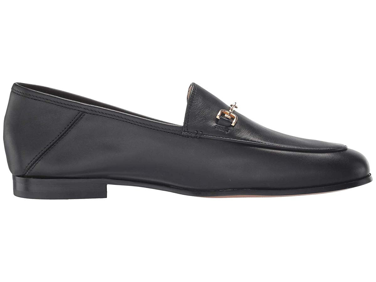 sam edelman black leather loafers