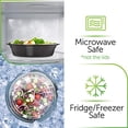 thumbnail image 4 of Meal Prep Containers - Reusable Plastic Containers with Lids - Disposable Food Containers Meal Prep Bowls - Plastic Food Storage Containers with Lids - Lunch Containers by Prep Naturals, 60 Pack, 4 of 6