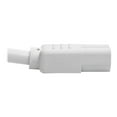thumbnail image 4 of P018-006-AWH 6Ft Heavy Duty Power Cord C14 C15 White, 4 of 6
