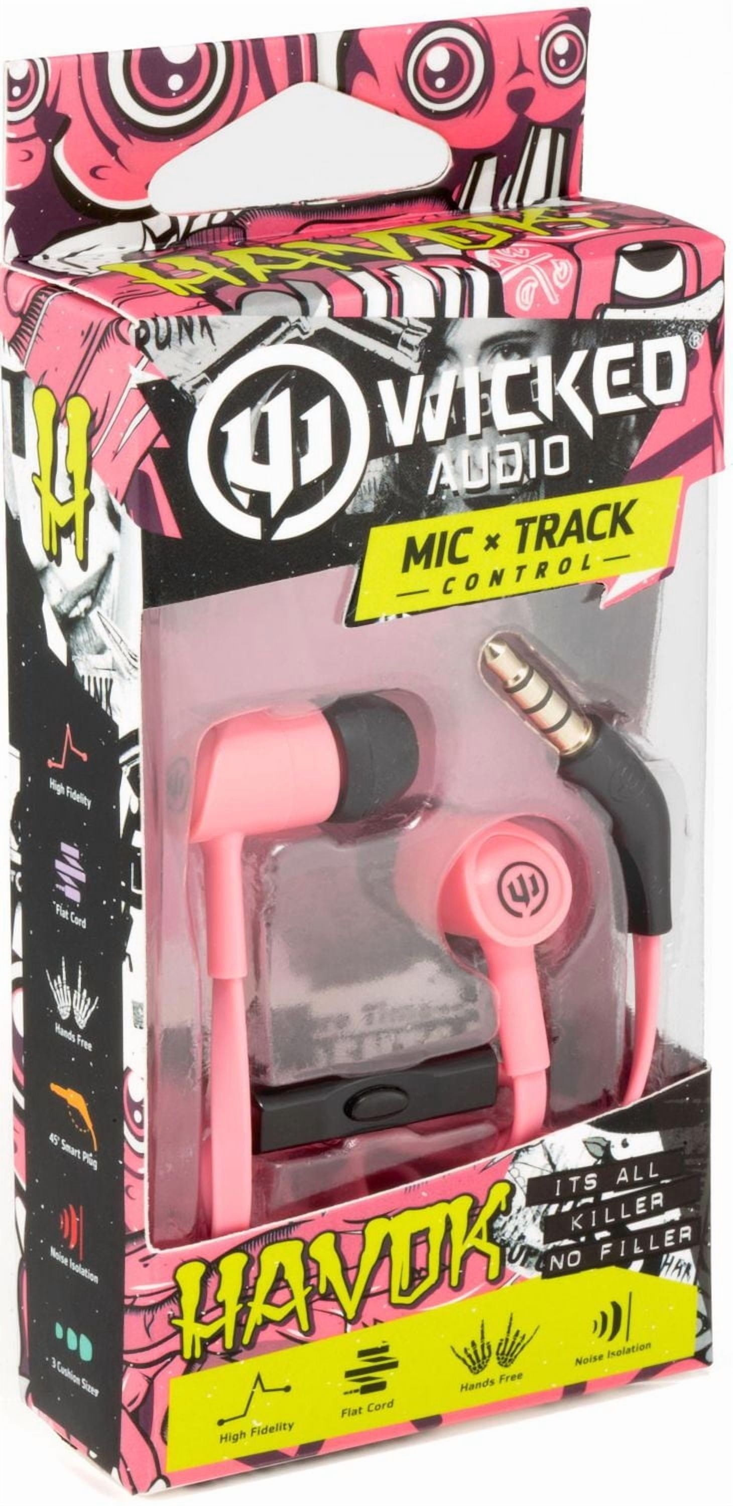 Wicked Audio Havok Headphones with In-line Mic