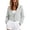 ZE Light Gray, variant on HCYSFG Womens Cute Polka Dot Hoodie Y2k Zip Up Hoodies Jackets Fleece Cropped Sweatshirt Hooded Fall Tops