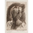 thumbnail image 3 of Torsten Wasastjerna 14x18 Black Modern Framed Museum Art Print Titled - Girl's Head (1910 - 1924), 3 of 5