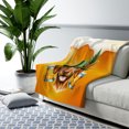 thumbnail image 3 of Best Vizsla Dad Proud Beer Lover Happy Oktoberfest Cozy Sherpa Blanket Vizslas Dog Lover Gifts Idea Warm Soft Throw Blanket - 02016, 3 of 5