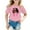 Pink, variant on Tiijoy Toddler Girls Short Sleeve Graphic Tee Cute Cartoon Short Sleeve T Shirt, Sizes 3-4T
