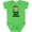 Apple Green, variant on Inktastic Monkey I Love Hanging out with My Great Grandpa Boys or Girls Baby Bodysuit