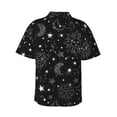 thumbnail image 3 of Easygdp Space Galaxy Men's Hawaiian Shirts Print Lapel Short Sleeve for Beach, vacation, party, casual occasions - X-Large, 3 of 9