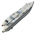 thumbnail image 5 of BRIS 11Ft Inflatable Catamaran Inflatable Boat Dinghy Mini Cat Gray, 5 of 10