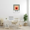 thumbnail image 2 of Stupell Industries Modern Albers Abstraction Layered Squares Red Blush Green Modern Painting Gray Framed Art Print Wall Art, 24 x 30, Design by Ros Ruseva, 2 of 7