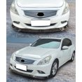 thumbnail image 3 of Ikon Motorsports Front Bumper Lip Compatible With 10-13 Infiniti G37 Sedan 4 Door IKON Style Carbon Fiber Print PP Front Bumper Spoiler, 3 of 8