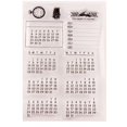 thumbnail image 2 of Sellos transparentes de silicona, estampas con patrón del calendario perpetuo, para Santa Claus, DIY, álbumes de recortes y tarjetas de Navidad, 2 of 4