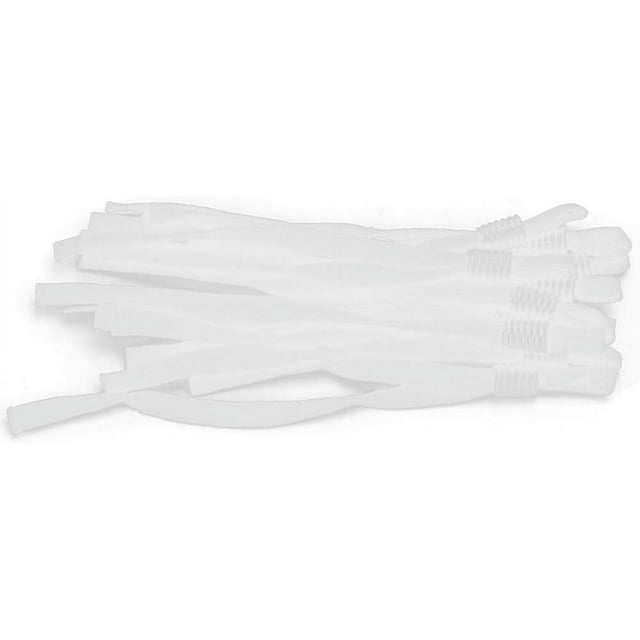 ZOUSSIQI Cordon Élastique pour Masque, 200 Pcs Couture Confortable Suspension d'Oreille, Boucle Réglable, Lanière Extensible pour Fabrication de Masque DIY (Cylindrique) CA919-9910