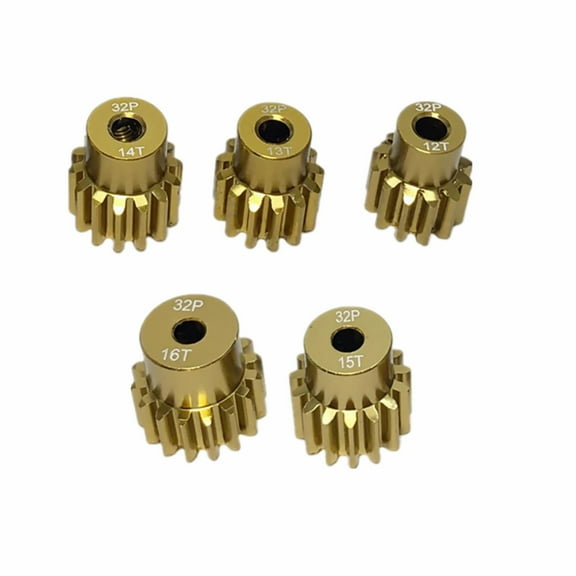 1 Set RC Car Shaft Pinion Gears Metal Pinion Motor Gear Set 0.8M 32P 3.175mm for 1/10 RC Car Accessories