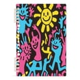 thumbnail image 2 of A5 Notebook, Single Back Sheet Printed on One Side, 60 Sheets Three People and The Sun, 2 of 8