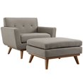 thumbnail image 1 of Hawthorne Collection Chaise d'Appoint avec Pouf en Granit, 1 of 6