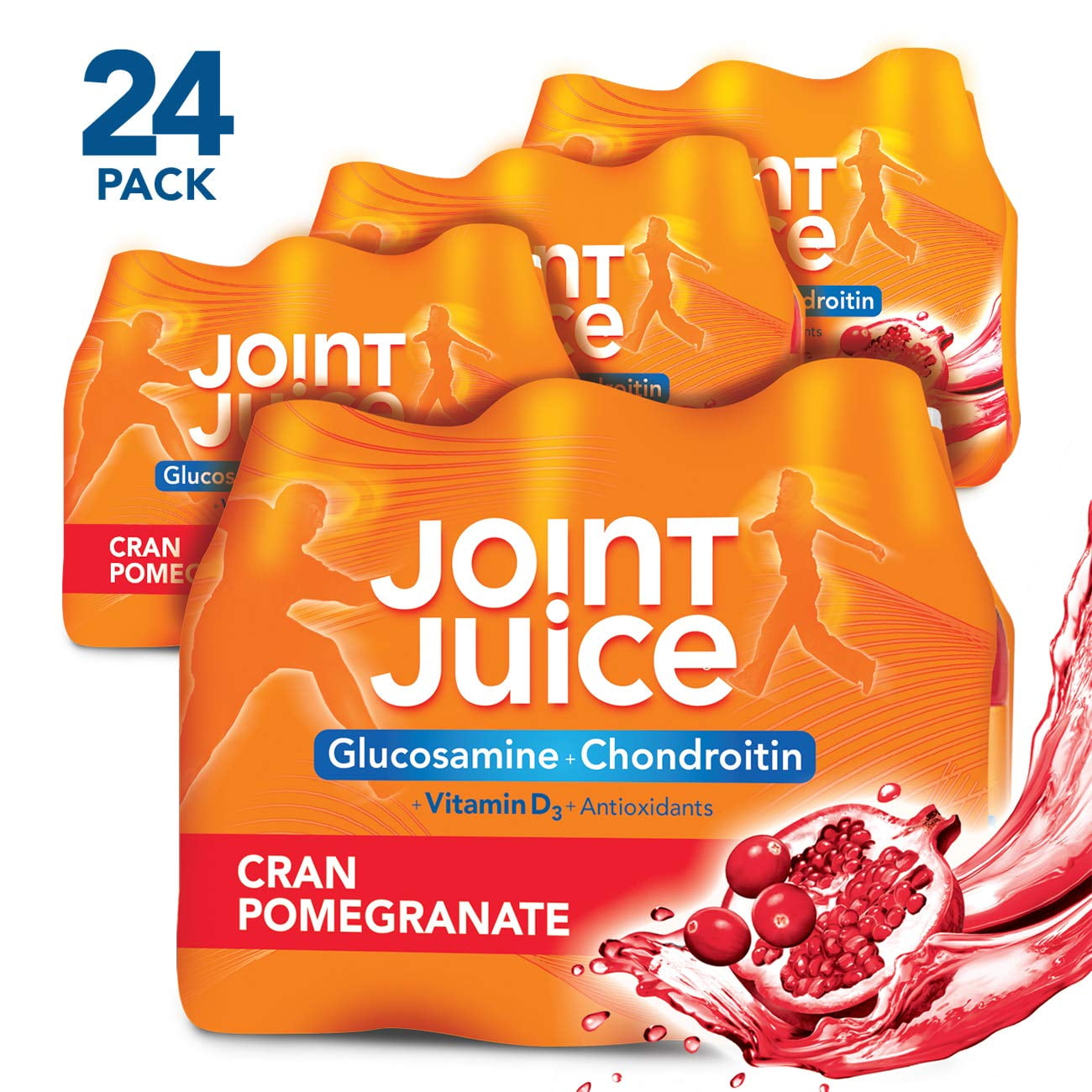 Joint Juice Glucosamine and Chondroitin Supplement, Cranberry