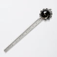 thumbnail image 5 of Crescent moon symbol Vintage Silver Lace-Edged Bookmark: a Gift for Readers and Book Lovers, 5 of 5
